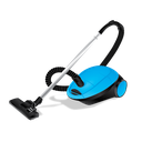 blue vacuum cleaner