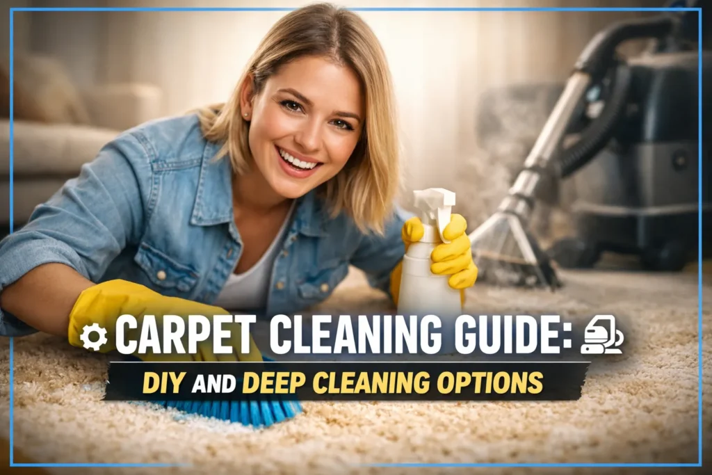 Carpet Cleaning Guide: DIY and Deep Cleaning Options