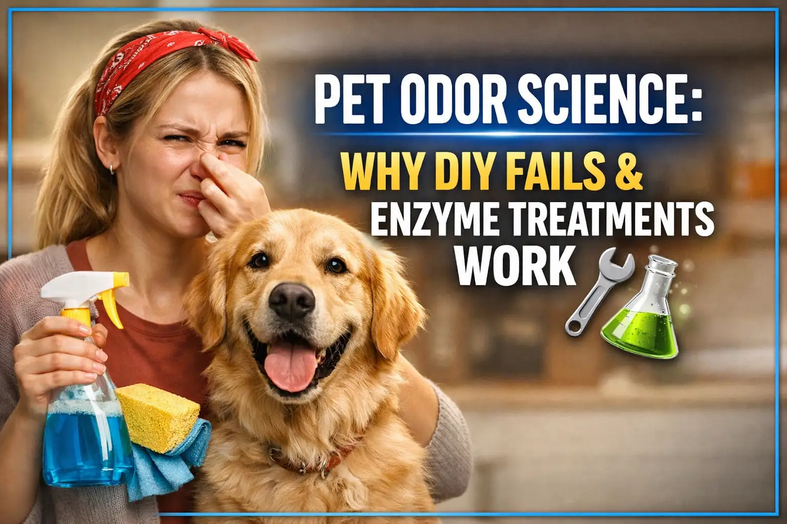 Pet Odor Science Why DIY Fails & Enzyme Treatments Work