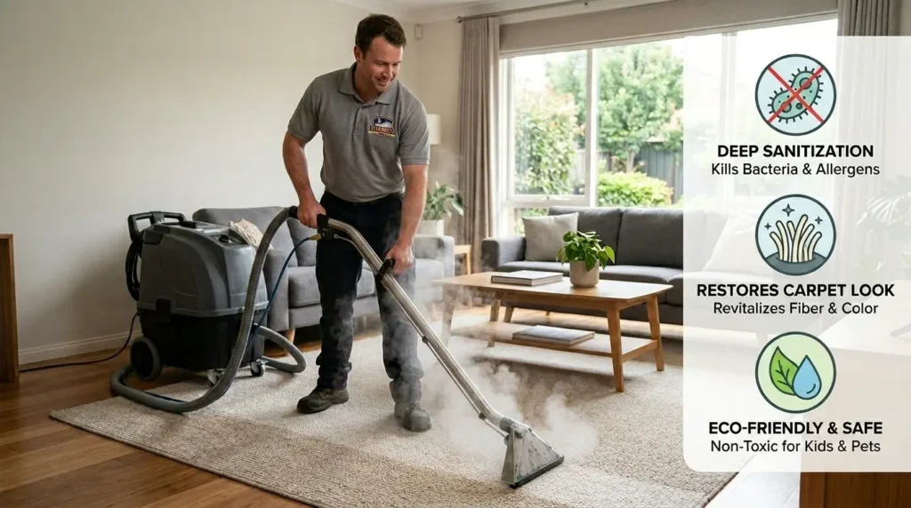 Steam Carpet Cleaning Benefits