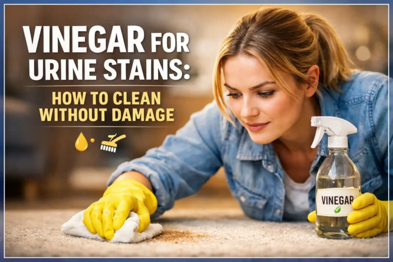 Vinegar for Urine Stains: How to Clean Without Damage