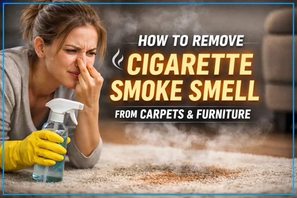 How to Remove Cigarette Smoke Smell from Carpets & Furniture