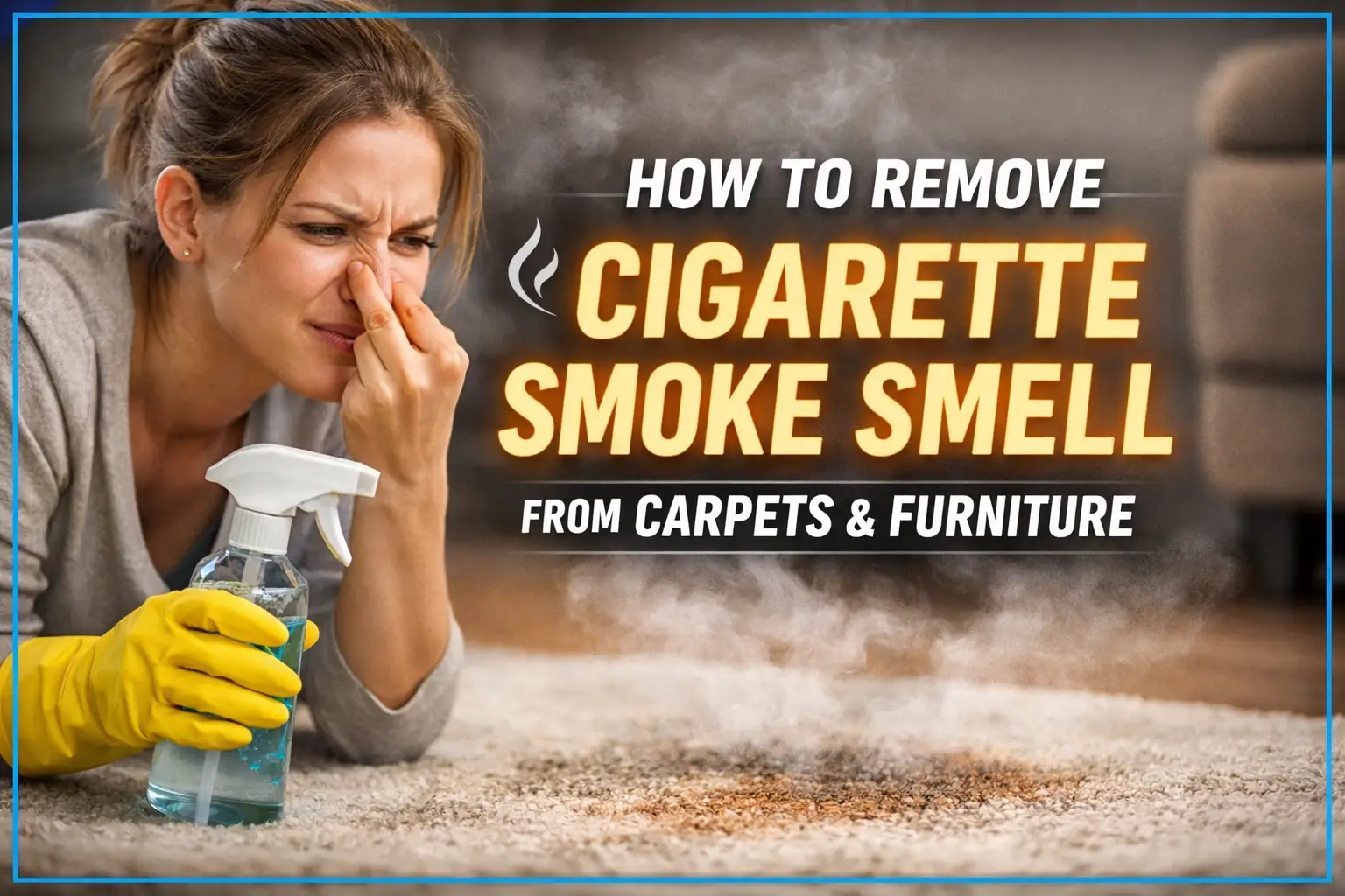How to Remove Cigarette Smoke Smell from Carpets & Furniture