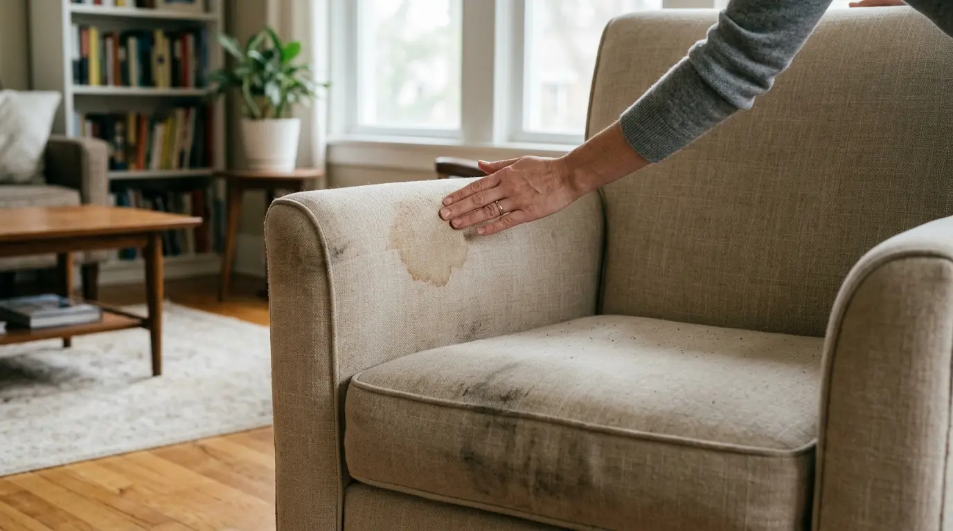Professional upholstery cleaning