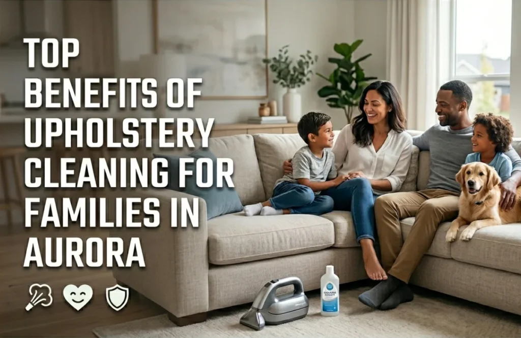 Top Benefits of Upholstery Cleaning for Families in Aurora