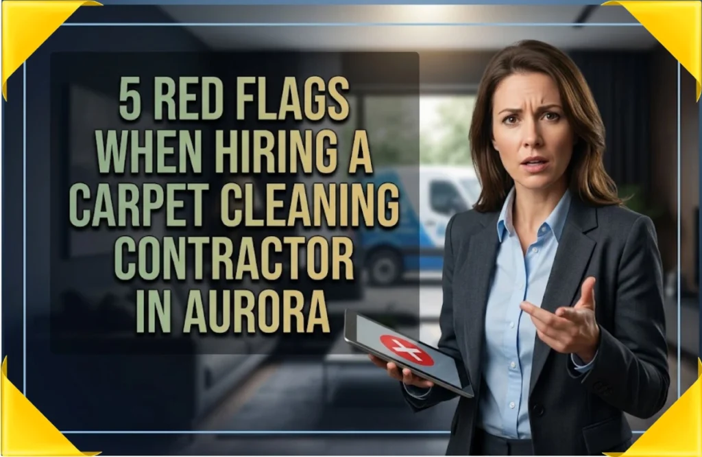 5 Red Flags When Hiring a Carpet Cleaning Contractor in Aurora