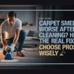 Carpet Smells Worse After Cleaning? Here’s the Real Fix