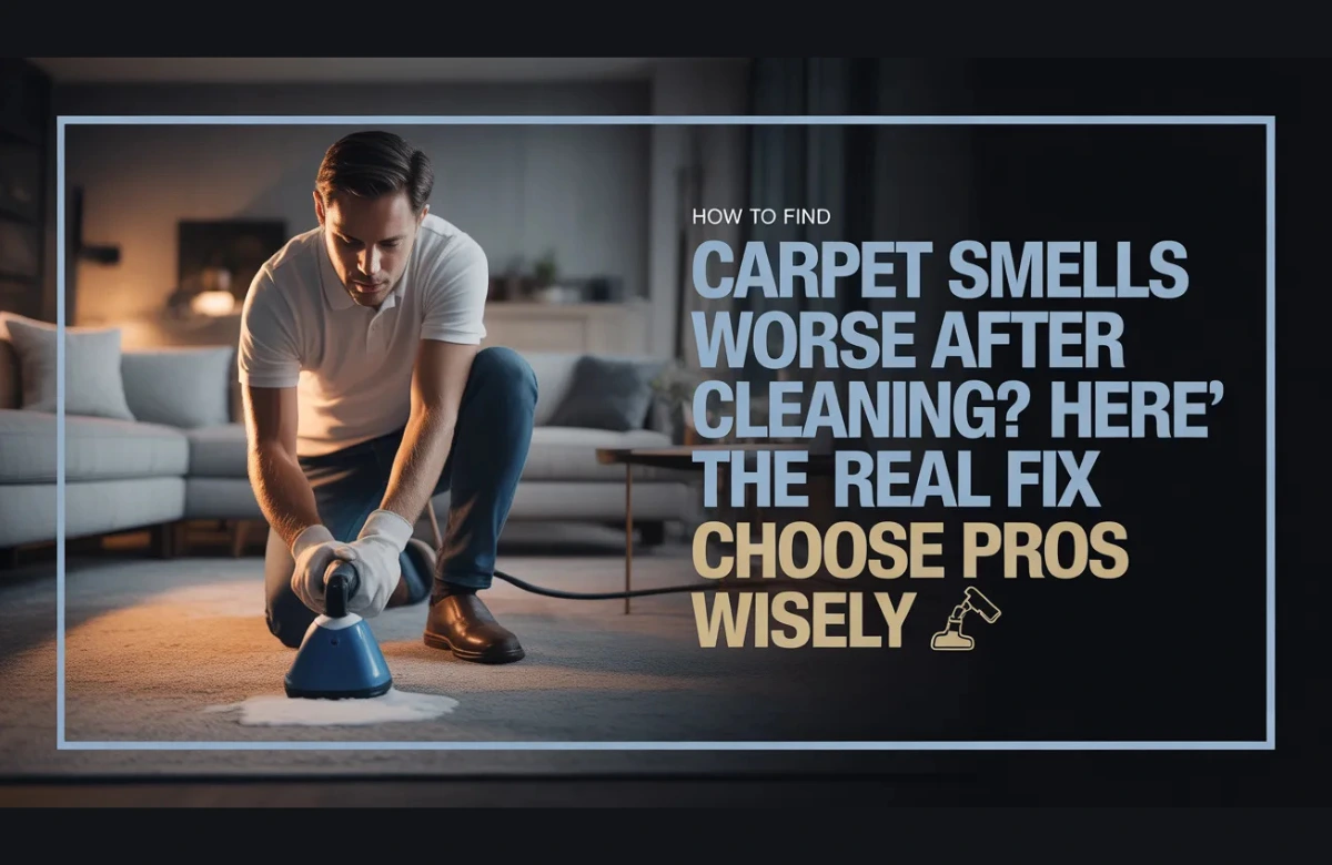 Carpet Smells Worse After Cleaning Here’s the Real Fix