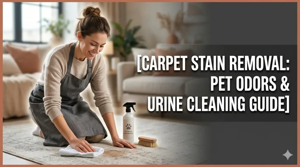 Carpet Stain Removal: Pet Odors & Urine Cleaning Guide