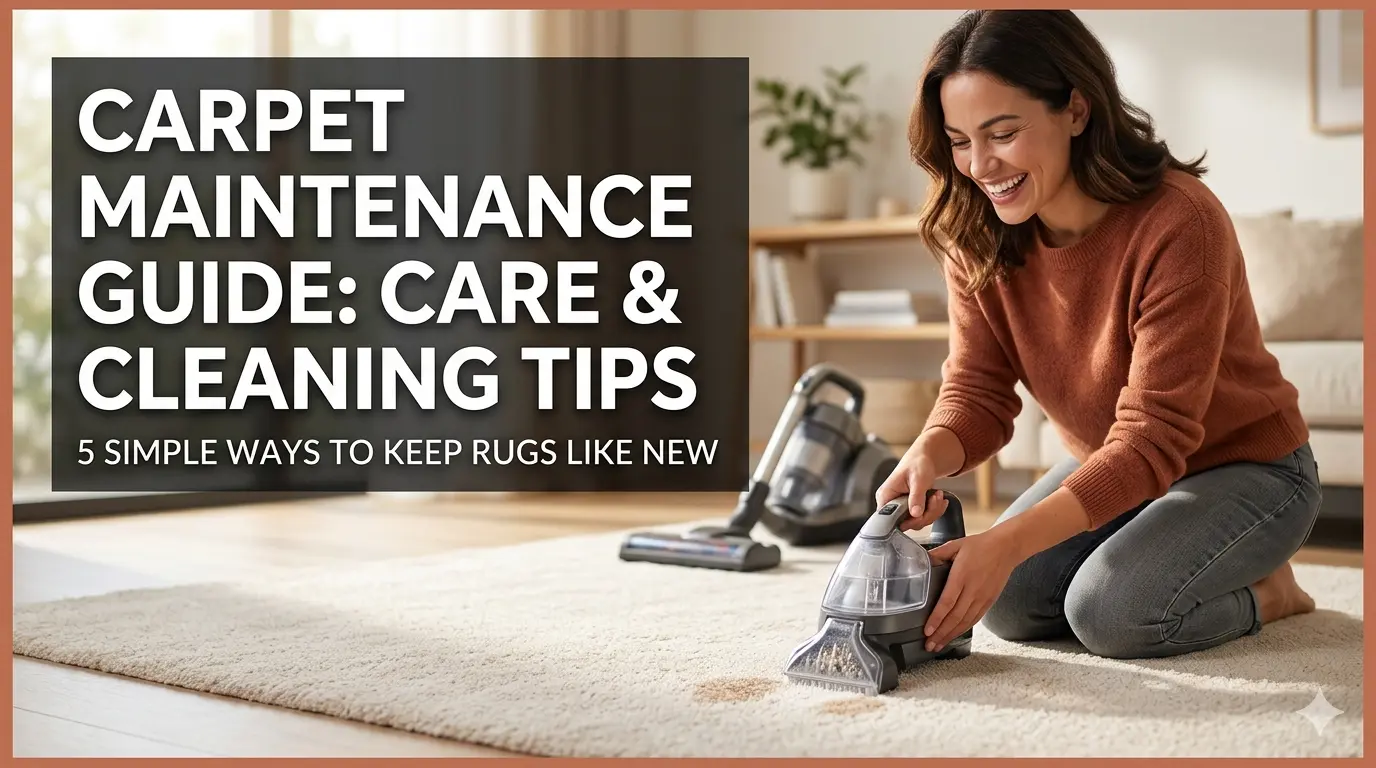 Carpet Maintenance Guide: Care & Cleaning Tips