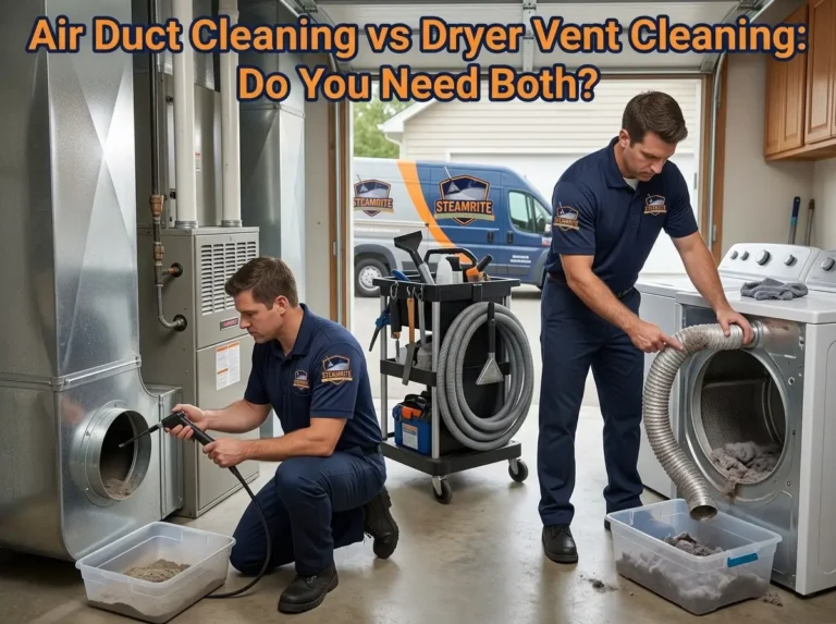 Air Duct Cleaning vs Dryer Vent Cleaning: Do You Need Both?