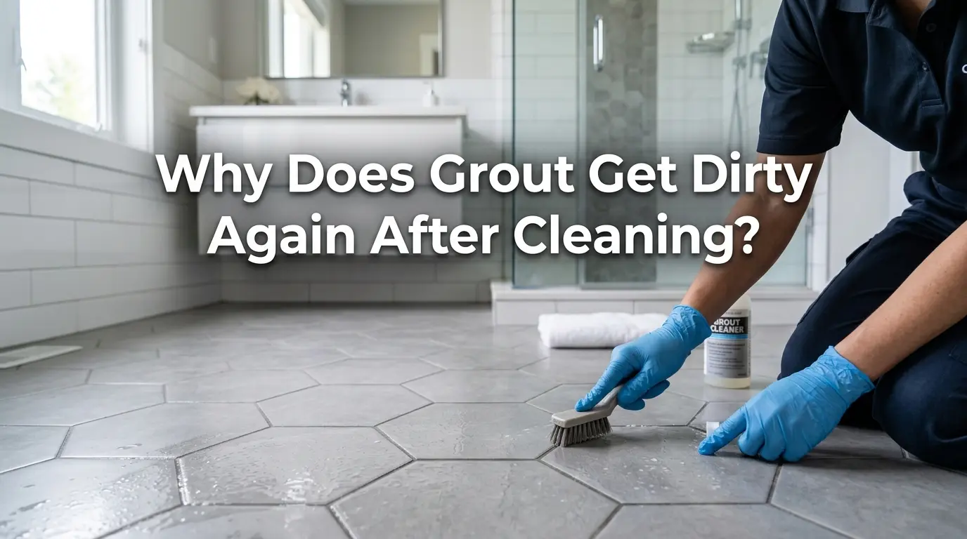 why does grout get dirty again