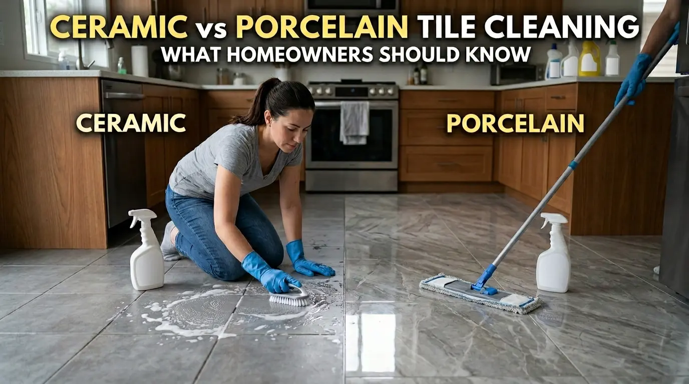 Ceramic vs Porcelain Tile Cleaning