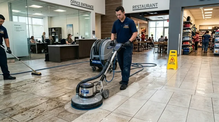 Commercial Tile and Grout Cleaning for Offices, Restaurants, and Retail Spaces