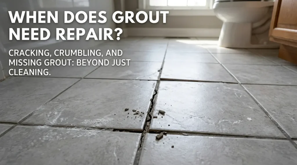 when does grout need repair