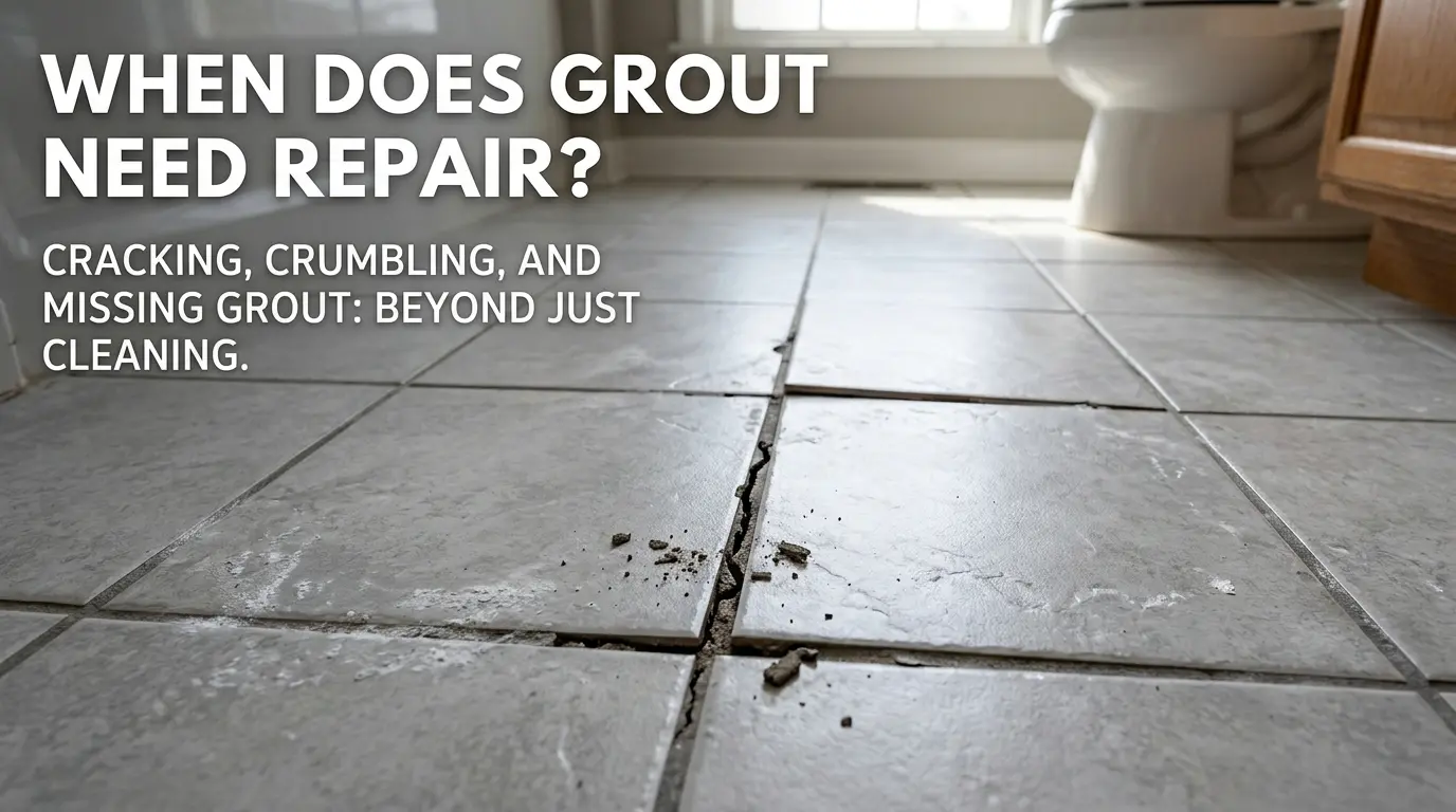 when does grout need repair