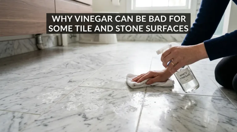 Why Vinegar Can Be Bad for Some Tile and Stone Surfaces