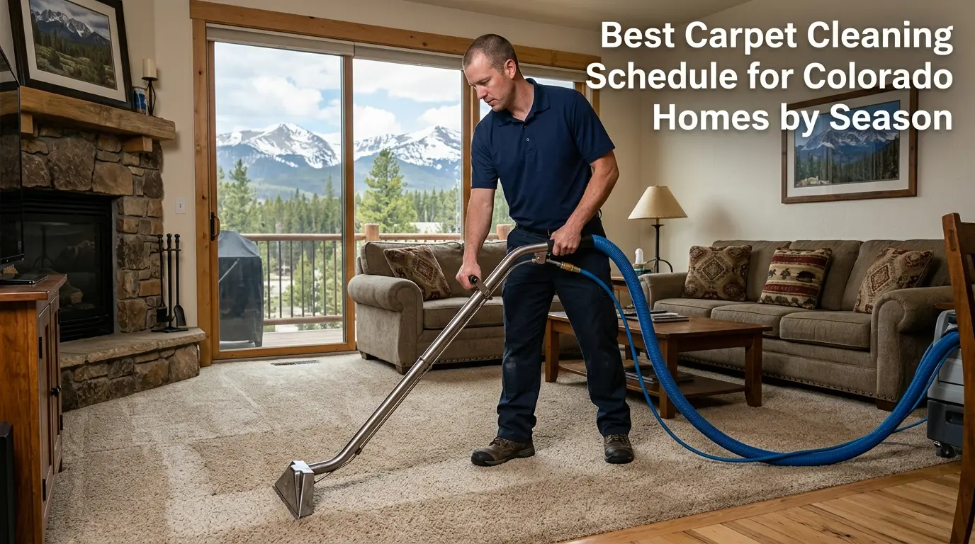 Best Carpet Cleaning Schedule for Colorado Homes by Season