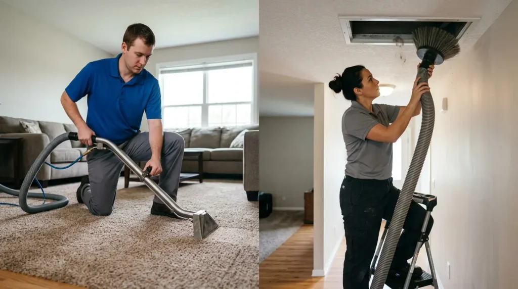 Carpet Cleaning vs Air Duct Cleaning Which One Should You Do First